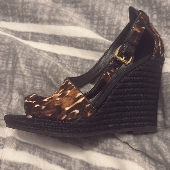 Burberry Wedges Size 36.5 - Picture 4 of 13